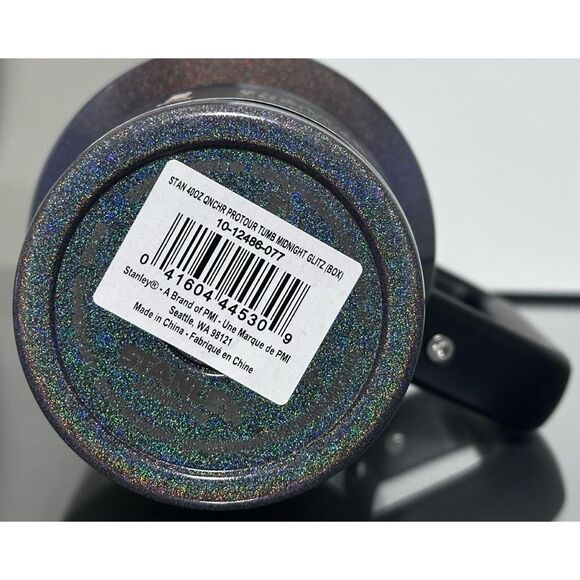 STANLEY QUENCHER PROTOUR FLIP STRAW 40OZ TUMBLER, MIDNIGHT GLITZ - Picture 5 of 5